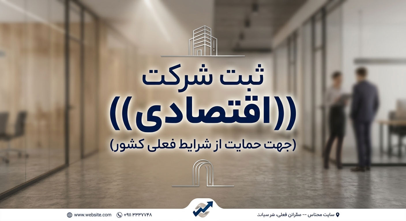 ثبت شرکت اقتصادی (جهت حمایت از شرایط فعلی کشور)