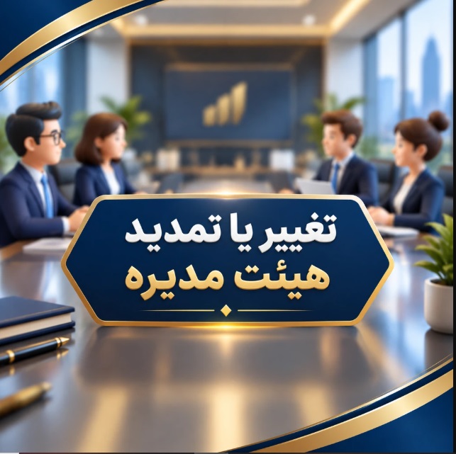 تغییر یا تمدید هیئت مدیره