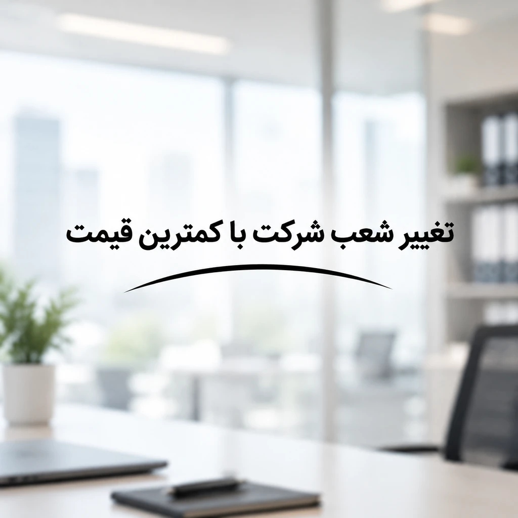 تغییر شعب شرکت