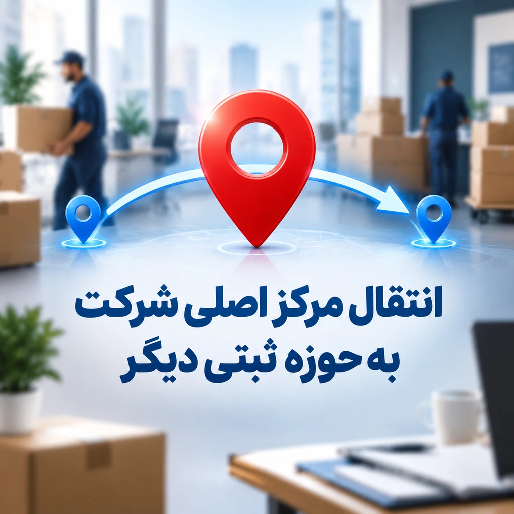 انتقال مرکز اصلی شرکت به حوزه ثبتی دیگر