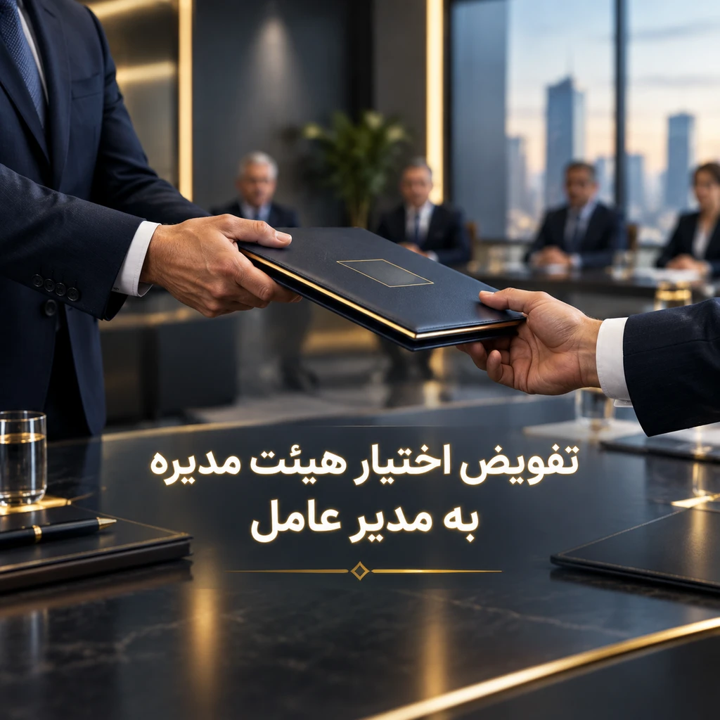 تفویض اختیار هیئت مدیره به مدیر عامل